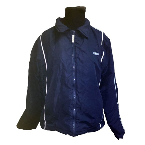 Vintage La Gear Size 14 Womens Windbreaker Styled Zip Up Collared Jacket - Picture 1 of 7
